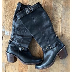 🖤FRYE Carmen 77380 Inside Zip Tall Riding Boots.